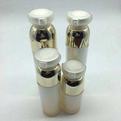 Customized Plastic Airless Bottle 15ml 30ml 50ml 100ml For Skincare Makeup Container