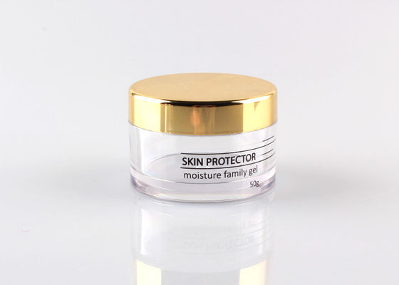 50g ontruim Glas om Kosmetische Kruik met PE Materiële Dekselsφ63mmx42mm Grootte