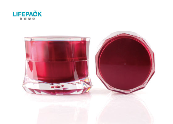 De acryl Dubbele Kruik 50g van de Laag Lege Room met Buitensporige Rok Gestalte gegeven Stijl