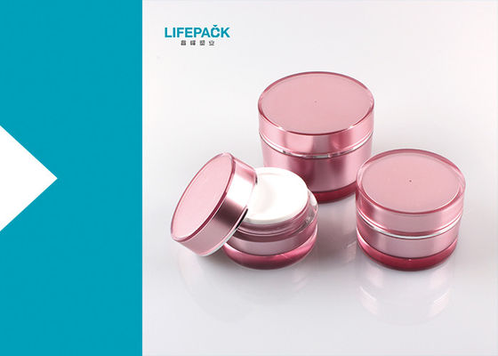 Containers van de cilinder de Lege Make-up, 20ml-Luxe Acrylkruiken voor Schoonheidsmiddelen
