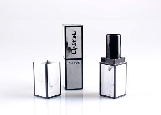 Witte en Zwarte Lege Lippenstiftcontainers/de Vierkante Buizen van de Typelippenpommade