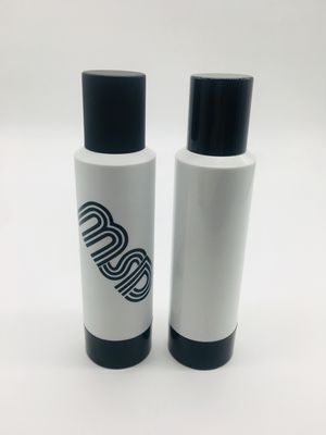 Cilinder35ml Plastic Fles Zonder lucht voor Skincare-Room Witte Zwarte Kleur